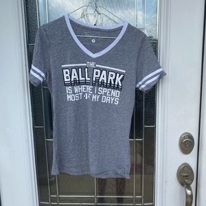 Soft ball tee shirt size small